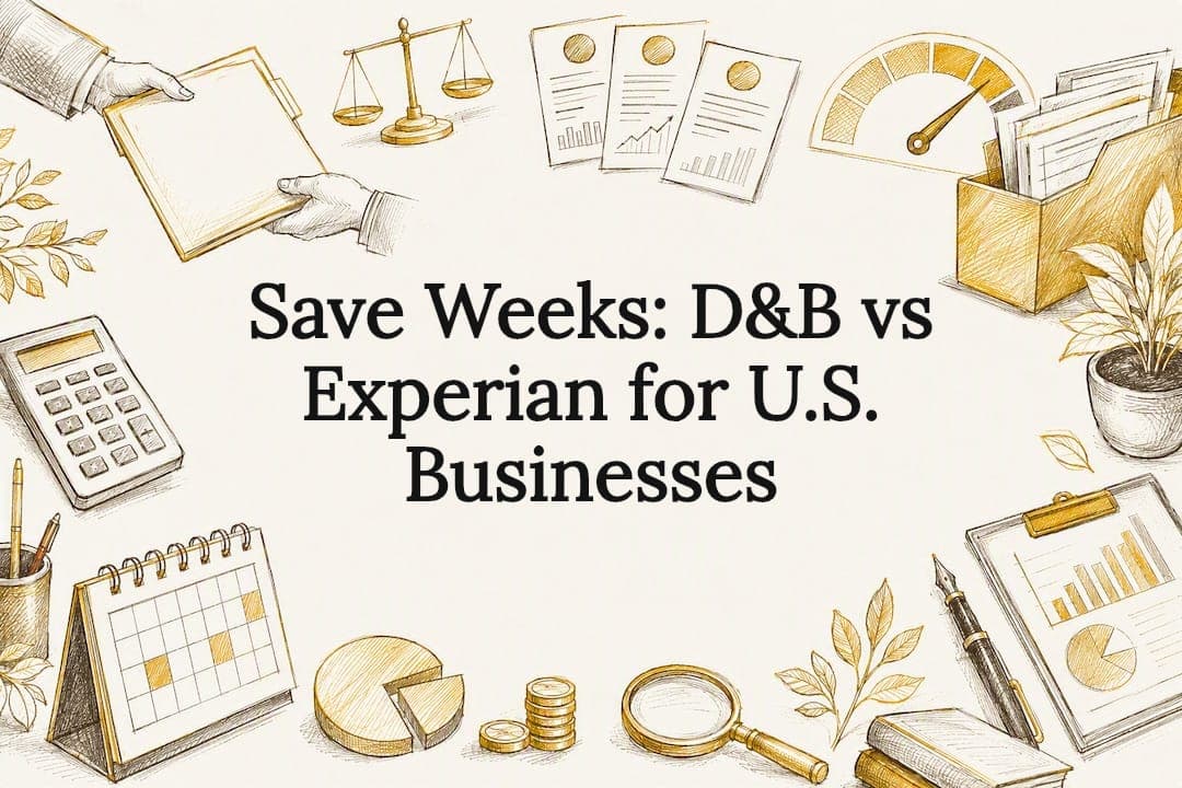 Save Weeks: D&B vs Experian for U.S. Businesses